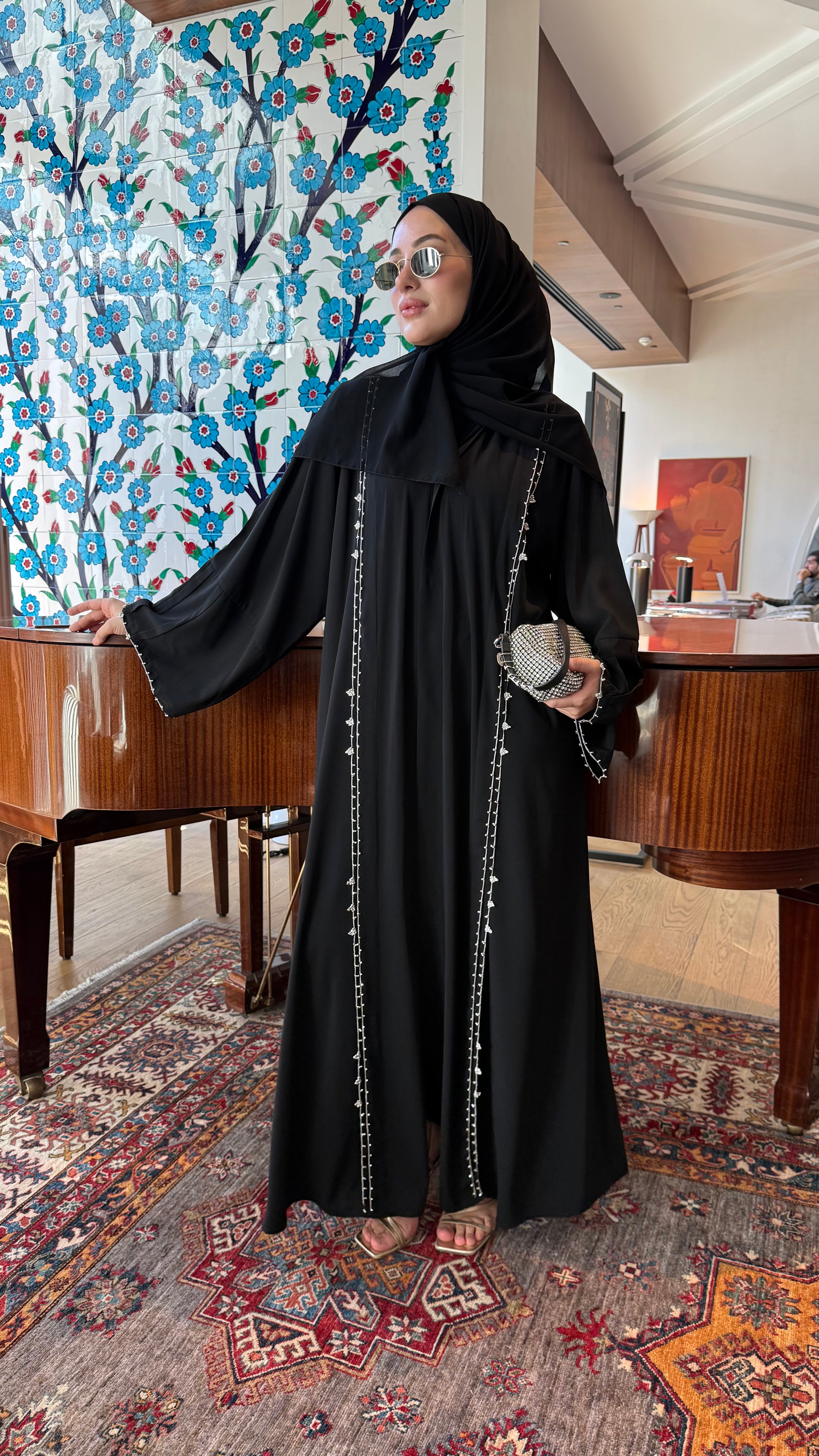Sahra Siyah Abaya