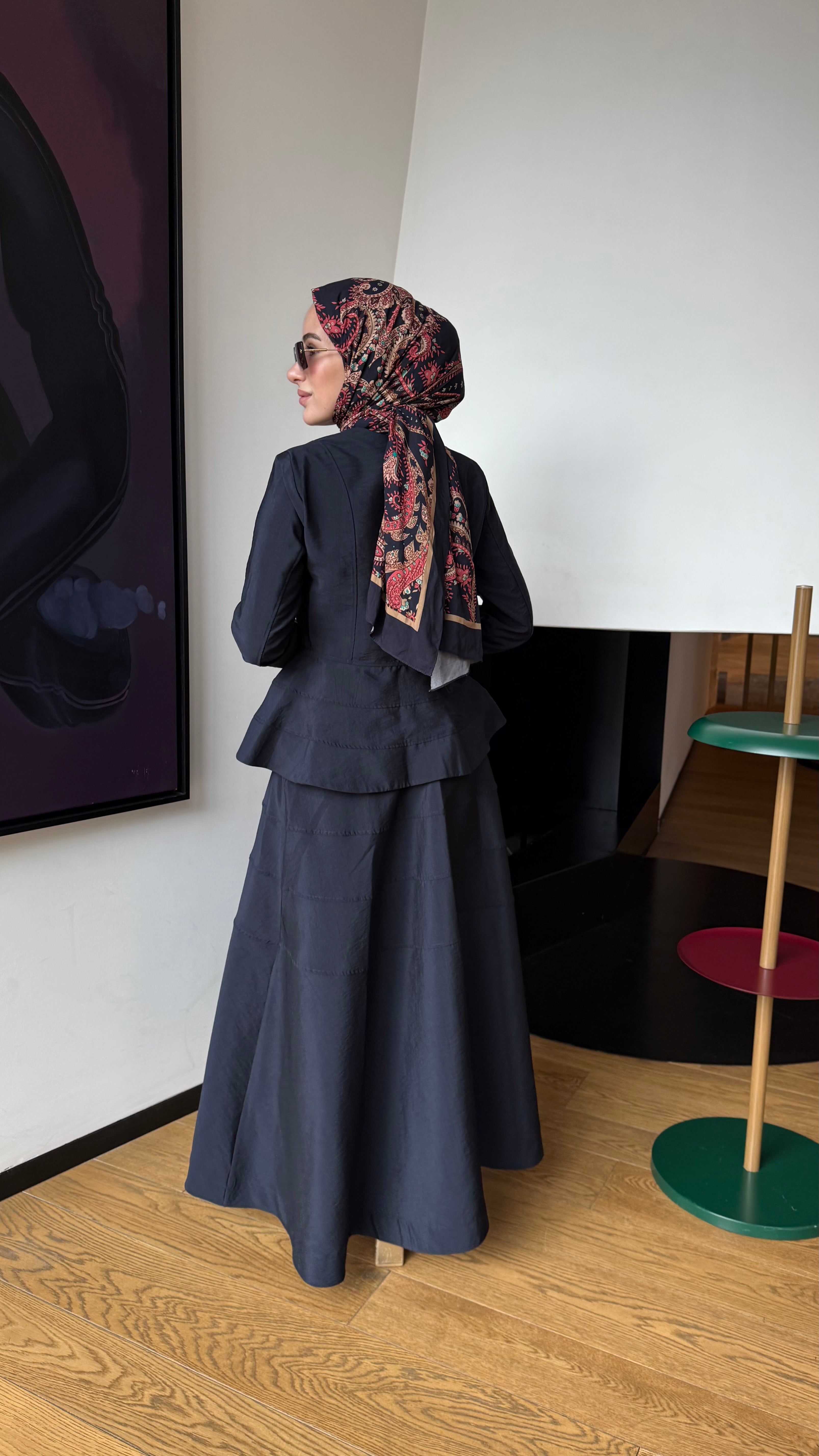 Lacivert Çıtçıtlı Takım