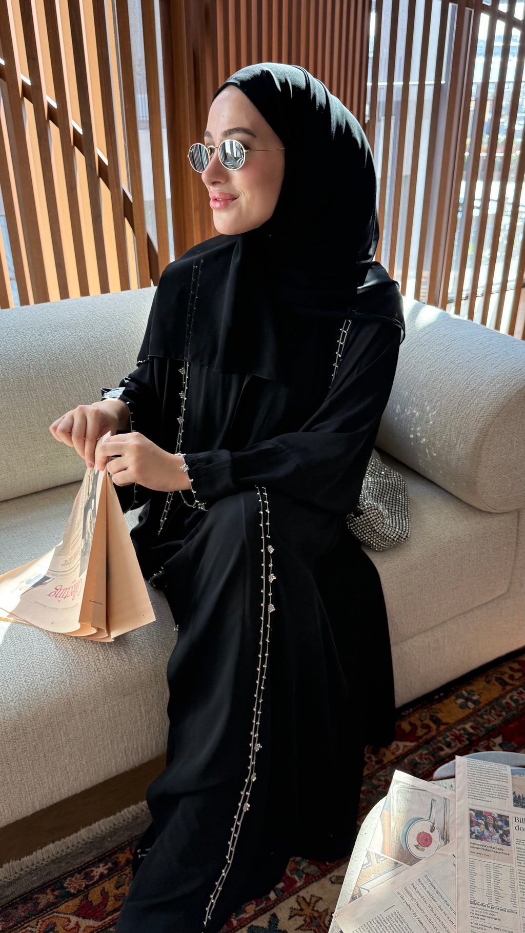Sahra Siyah Abaya