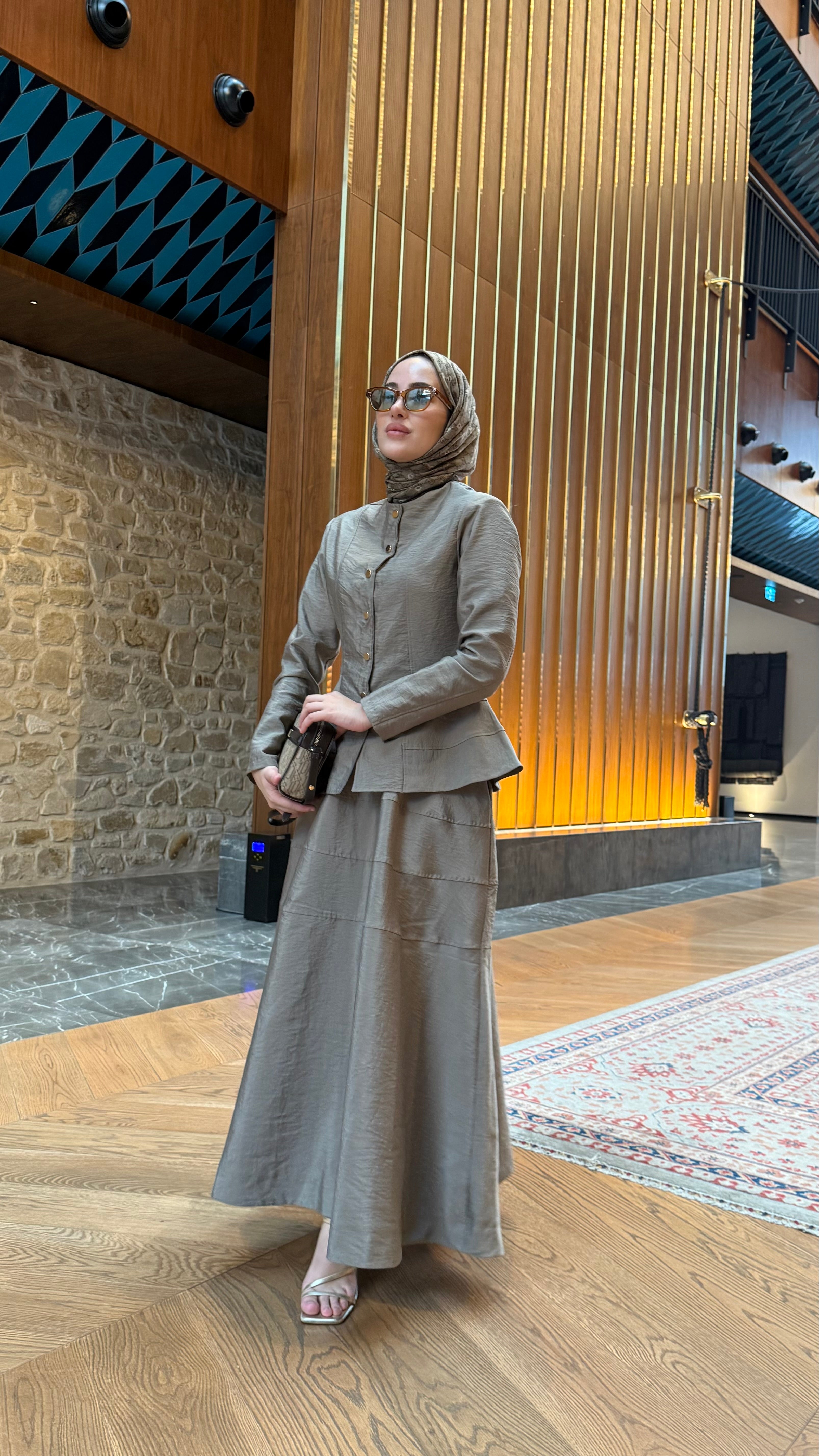 Sütlü kahve Çıtçıtlı Takım