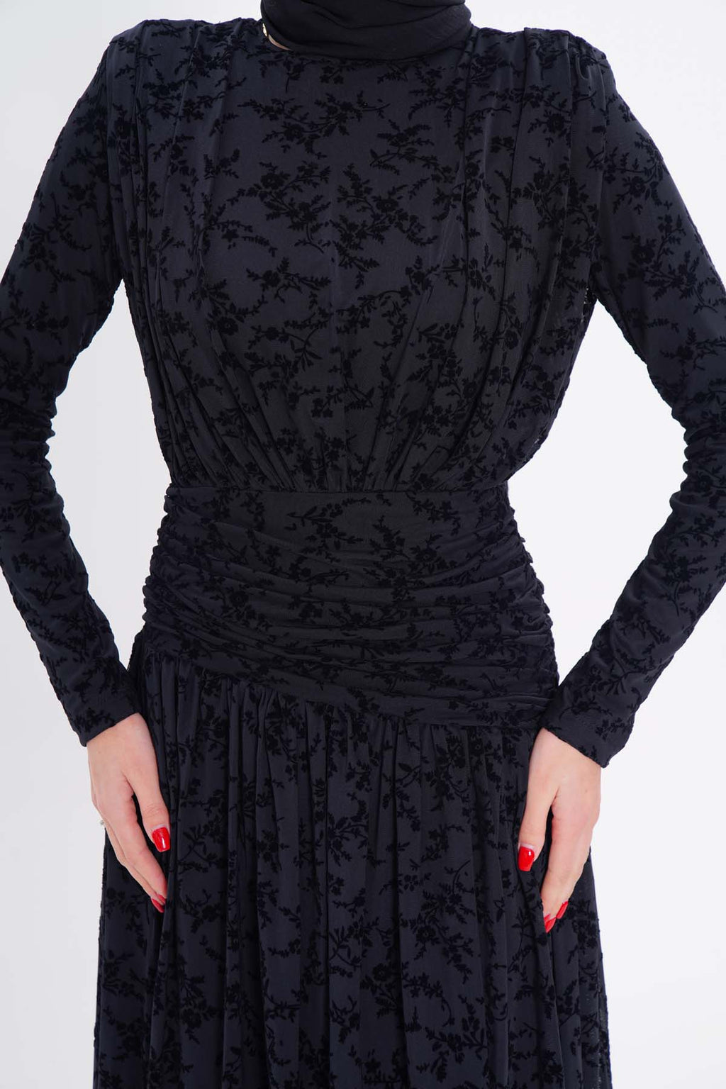 Dantel Elbise ( Siyah )