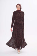 Dantel Elbise (Kahverengi)