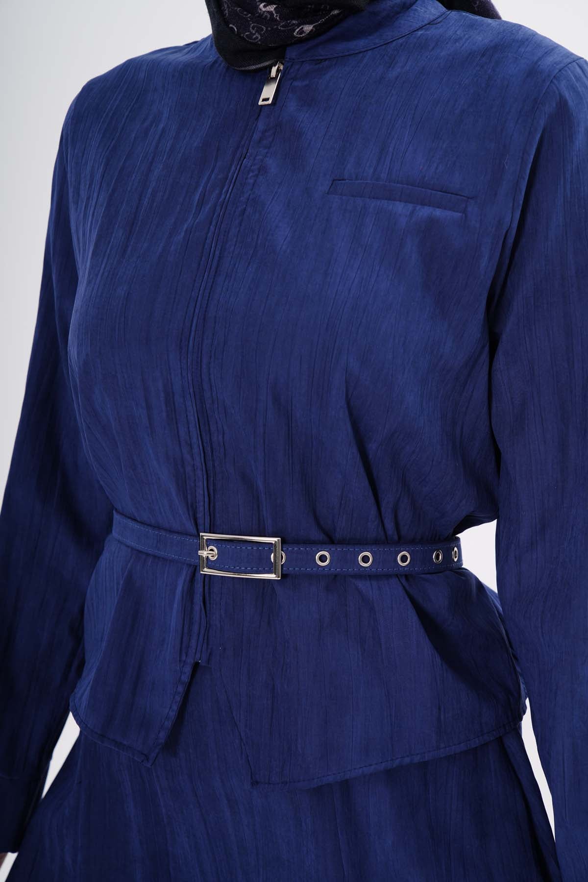 Kemer Detaylı Etekli Takım