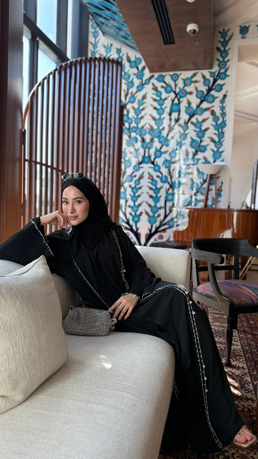 Sahra Siyah Abaya