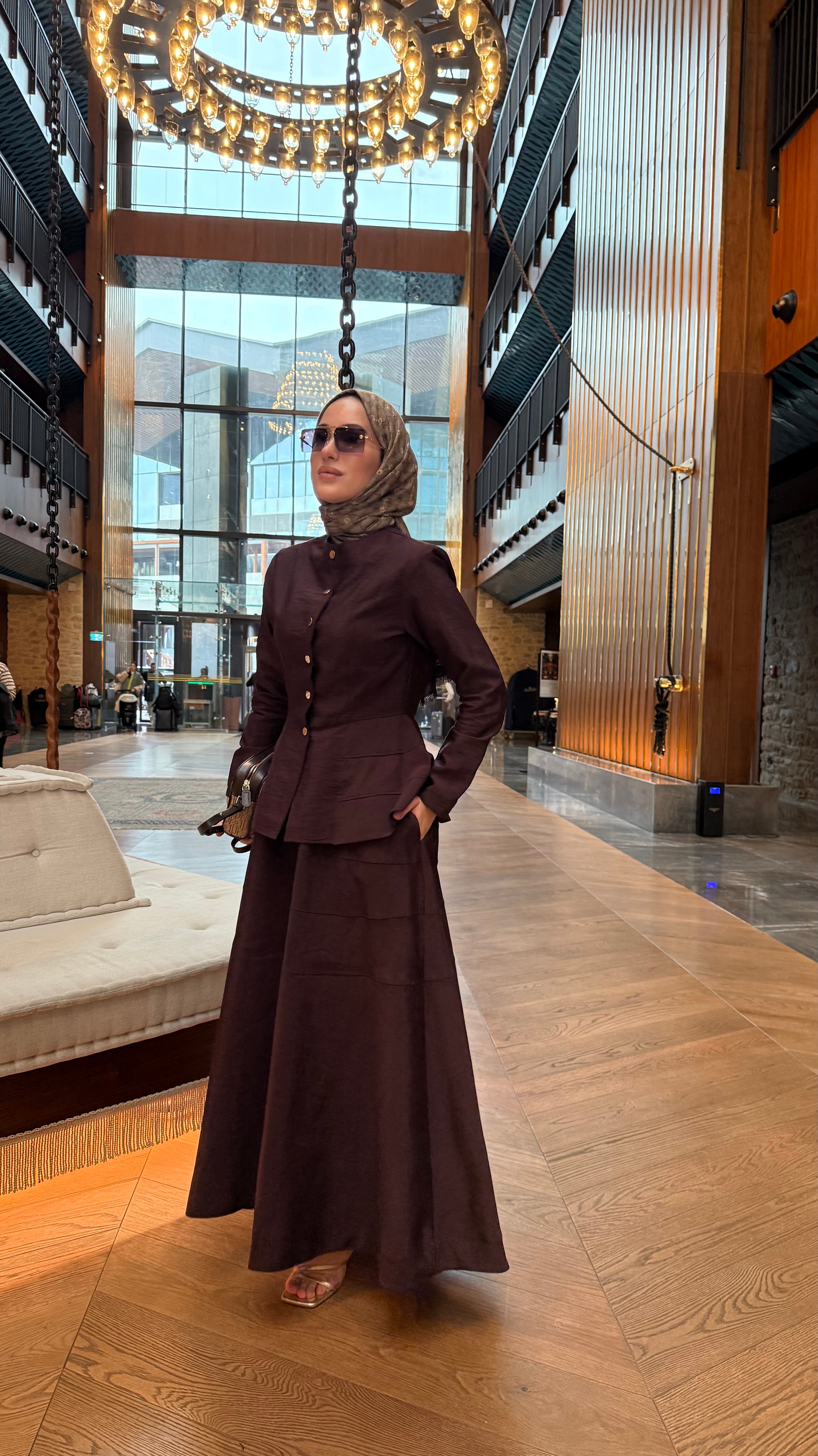 Bordo Çıtçıtlı Takım