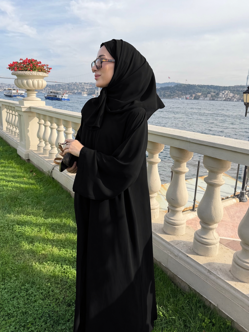 Düz Siyah Abaya