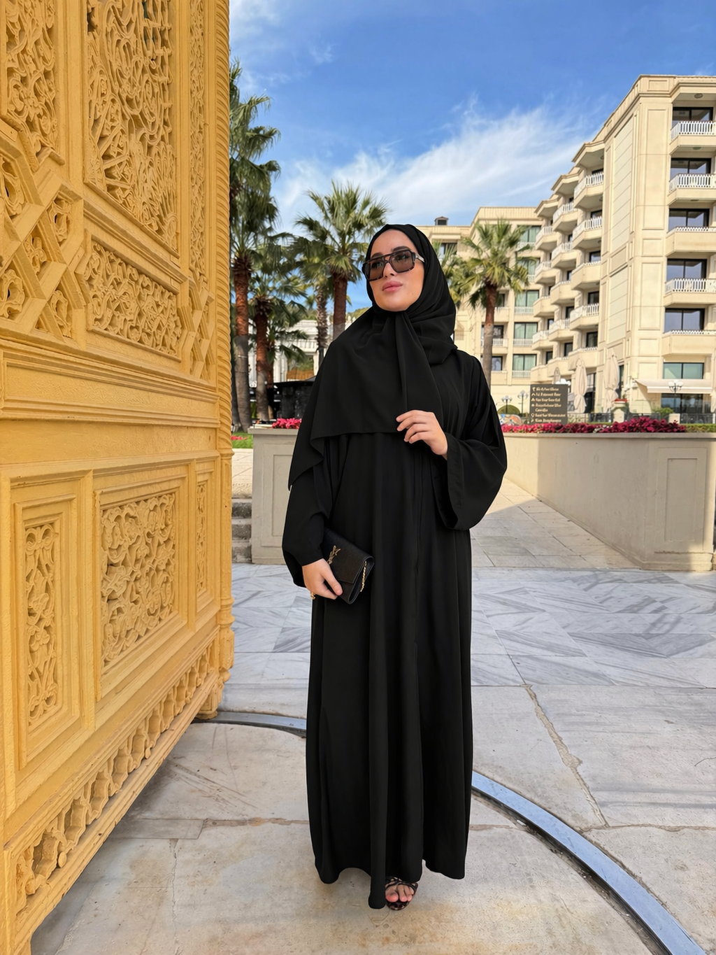 Düz Siyah Abaya